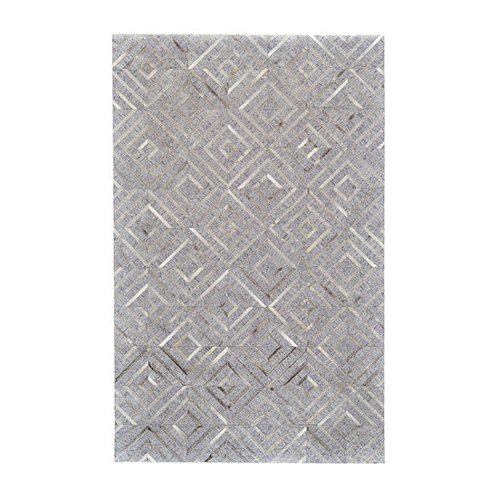 Weave And Wander Canady Geometric Hand Woven Indoor Rectangle Area Rug