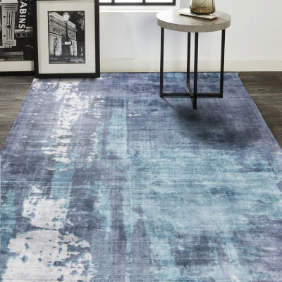 Weave And Wander Cashel Abstract Hand Woven Indoor Rectangle Area Rug