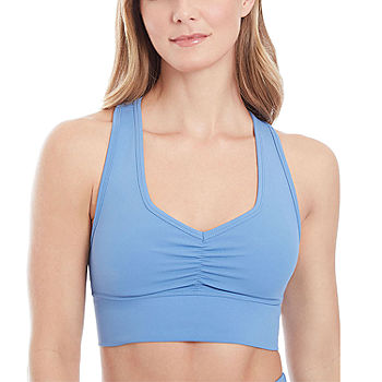 PSK Collective Medium Support Sports Bra, Color: Ash Green - JCPenney