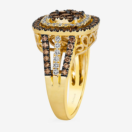 Le Vian Ring Featuring 1 1/6 CT. Chocolate Diamonds 1/3 CT. Nude Diamonds Set In 14K Honey Gold, 7