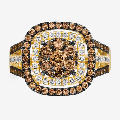 Le Vian® Ring featuring 1 1/6 CT. Chocolate Diamonds® 1/3 CT. Nude Diamonds™ set in 14K Honey Gold™