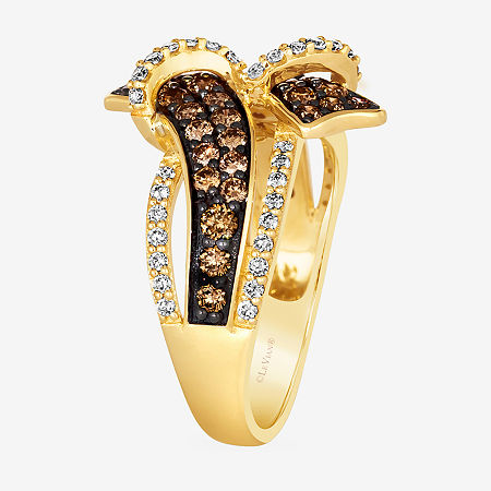 Le Vian Ring Featuring 7/8 CT. Chocolate Diamonds 1/3 CT. Nude Diamonds Set In 14K Honey Or Strawberry Gold, 5, Honey Gold