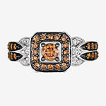 Le Vian® Ring featuring 5/8 CT. T.W. Chocolate Diamonds®  1/8 CT. T.W. Nude Diamonds™  set in 14K Vanilla Gold®