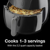 Cooks Dual-Basket Air Fryer 8 Quart Touchscreen 22324 22324C, Color: Black  - JCPenney