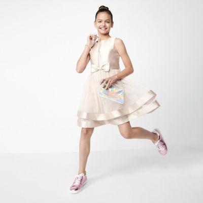 Speechless Little & Big Kid Girls Sleeveless Fit + Flare Dress