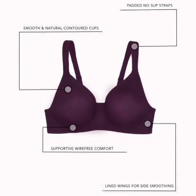 Leading Lady® The Brigitte Full Coverage Wirefree T-Shirt Bra-5042