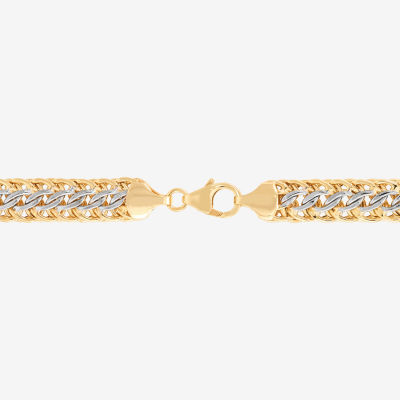 14K Gold 7.5 Inch Hollow Link Link Bracelet