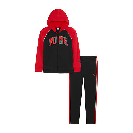 PUMA Little Boys 2-pc. Pant Set, 4, Black