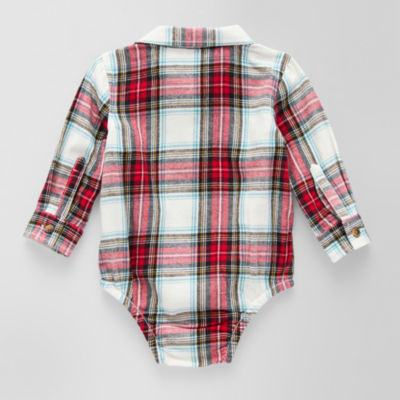 Okie Dokie Baby Boys Long Sleeve Bodysuit