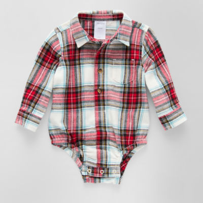 Okie Dokie Baby Boys Long Sleeve Bodysuit