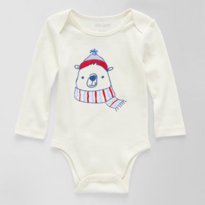 Okie Dokie Baby Boys Long Sleeve Bodysuit