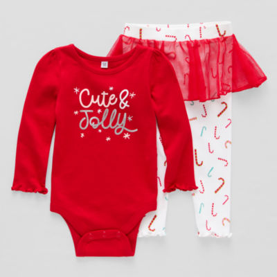 Okie Dokie Baby Girls 2-pc. Pant Set