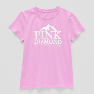 Xersion Little & Big Girls Crew Neck Short Sleeve Graphic T-Shirt