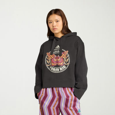 adidas Womens Long Sleeve Fleece Active Hoodie