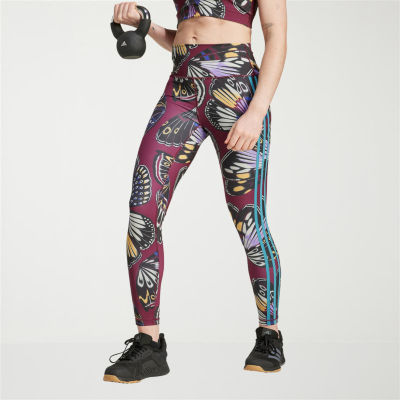 adidas Womens High Rise Knit 27" Active Full Length Leggings