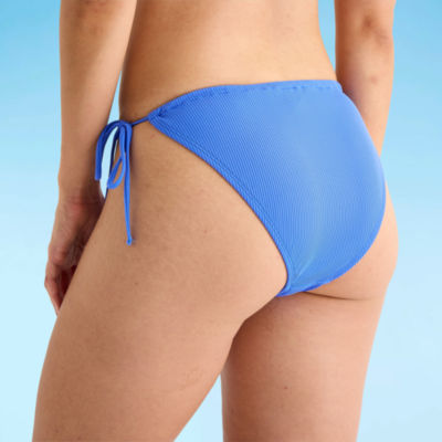 Decree Womens Lined Neon Textured Juniors Bikini Swimsuit Bottom