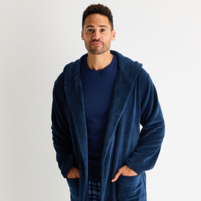 St. John's Bay Mens Long Sleeve Long Length Robe