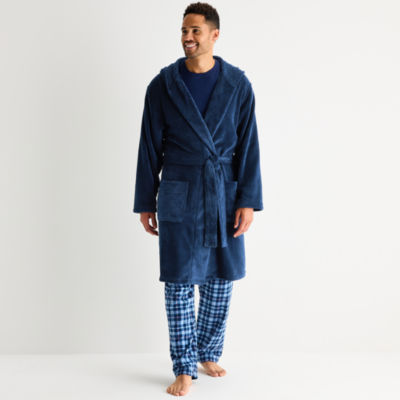 St. John's Bay Mens Long Sleeve Long Length Robe