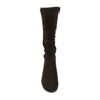 Pop Womens Chambers Flat Heel Slouch Boots