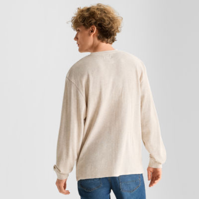 Arizona Mens Crew Neck Long Sleeve Regular Fit Thermal Top