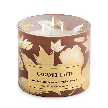 Distant Lands Caramel Latte 3-wick Scented Jar Candle