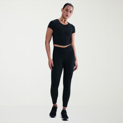 Nike Womens Quick Dry High Rise Knit 7/8 Ankle Legging