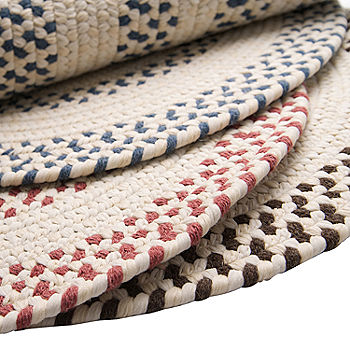 Colonial Mills Braided Doormat, Sunbrella Fabric, 3 Sizes & 4