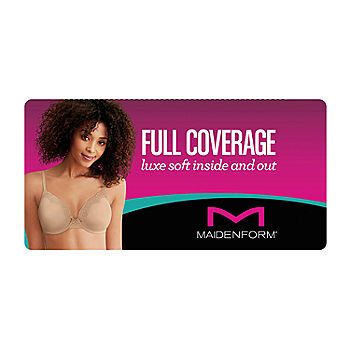 Maidenform One Fab Fit Extra Coverage T-back T-shirt Bra In Latte Lift