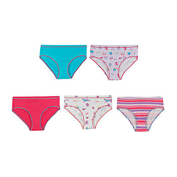 Hanes Ultimate Little & Big Girls 5 Pack Briefs, Color: Multi - JCPenney