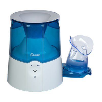 Crane 0.5 Gallon 2-In-1 Warm Mist Humidifier & Personal Steam Inhaler