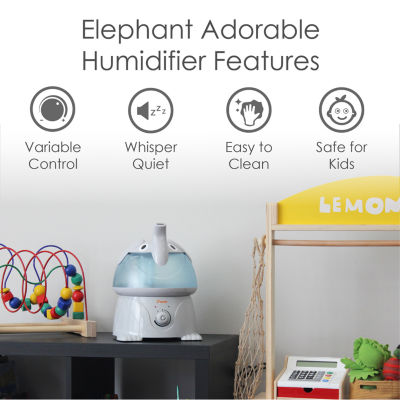 Crane  1 Gallon Ultrasonic Cool Mist Humidifier - Elephant