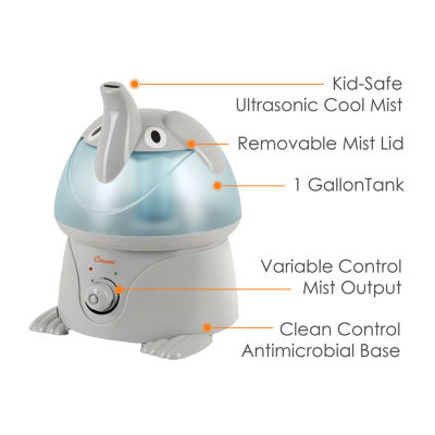 Crane  1 Gallon Ultrasonic Cool Mist Humidifier - Elephant