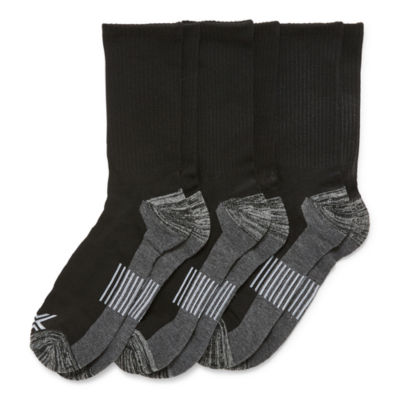 Xersion Running Mens 3 Pair Crew Socks