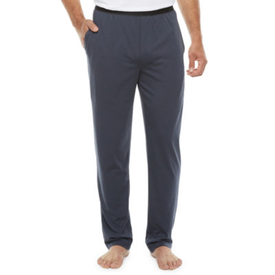 Stafford Super Soft Mens Pajama Pants, Color Denim Blue JCPenney
