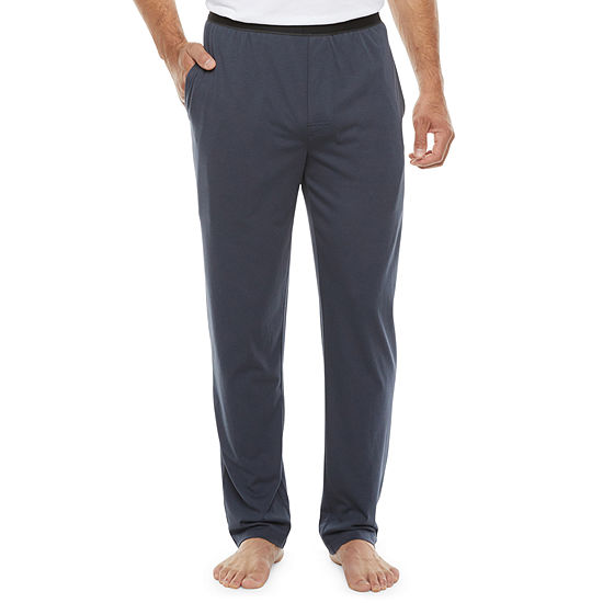 Stafford Super Soft Mens Pajama Pants, Color: Denim Blue - JCPenney