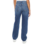a.n.a Womens High Rise Adaptive Loose Fit Dad Jeans