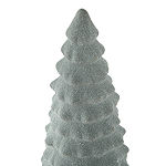 North Pole Trading Co. Woodland Retreat 10" Ceramic Sanded Christmas Tabletop Tree Collection
