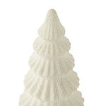 North Pole Trading Co. Woodland Retreat 8" Ceramic Sanded Christmas Tabletop Tree Collection