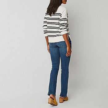 a.n.a Mid Rise Slim Jean JCPenney Fit Bootcut 