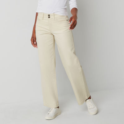 St. John's Bay Women Size 4P Straight Leg Pants