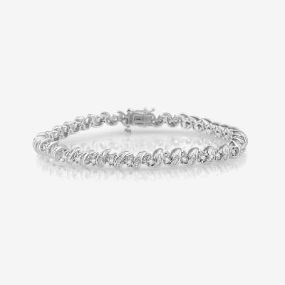 CT. T.W. Natural White Diamond 10K Gold Inch Tennis Bracelet