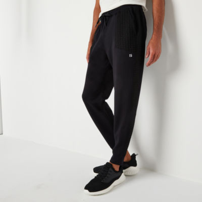 Sports Illustrated Mens Cuffed Track Pant, Color: Black - JCPenney