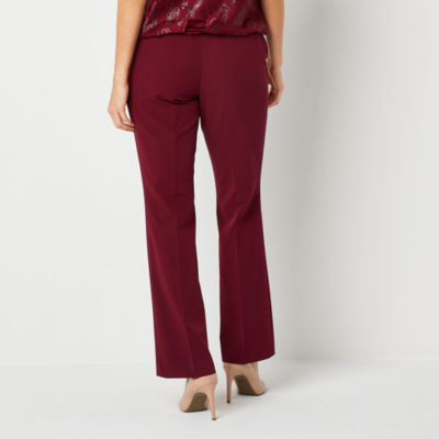 Liz Claiborne Audra Curvy Fit Straight Trouser