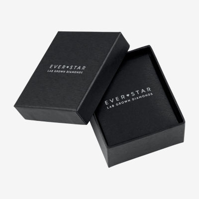 (H-I / I1) Womens 1 CT. T.W. Lab Grown White Diamond 10K White Gold 21.9mm Hoop Earrings