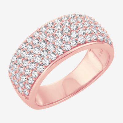 H-I / I1) / CT. T.W. Lab Grown White Diamond 10K Rose Gold Anniversary Band