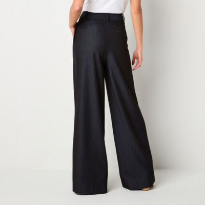 Worthington Womens Wide Leg Palazzo Pant-Tall