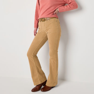 a.n.a Womens High Rise Flare Corduroy Pant Tall