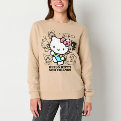 Sweatshirt Hello Kitty Selfie - Licence Officielle Sanrio, 80% Coton, Coupe Classique