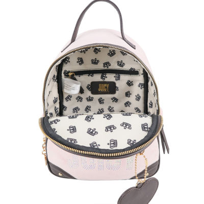 Juicy By Juicy Couture Glitzed Out Womens Adjustable Straps Backpack