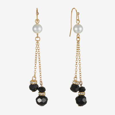 Mixit Beaded Glass Drop Earrings